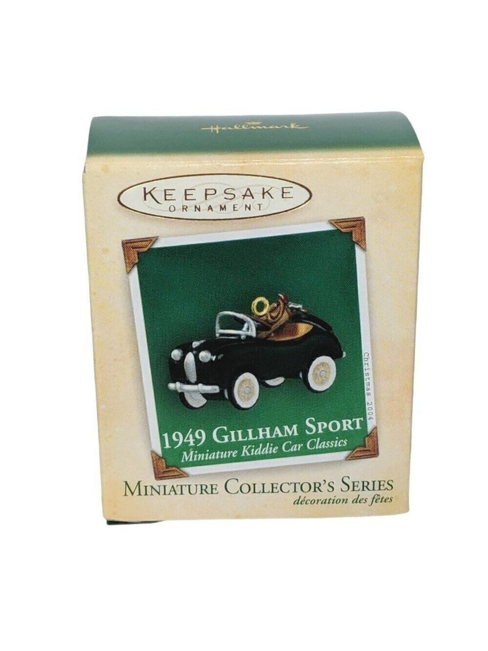 Hallmark 1949 Gillham Sport Car Miniature Ornament